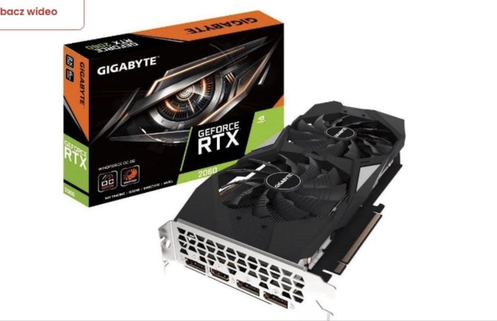 RTX 2060 GeForce Windforce OC 6GB GDDR6