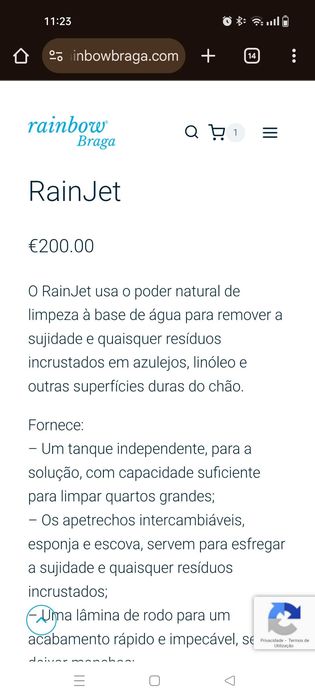Acessório Rainbow Rainjet completo
