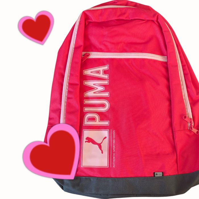 Oryginalny plecak Puma lekki czerwony