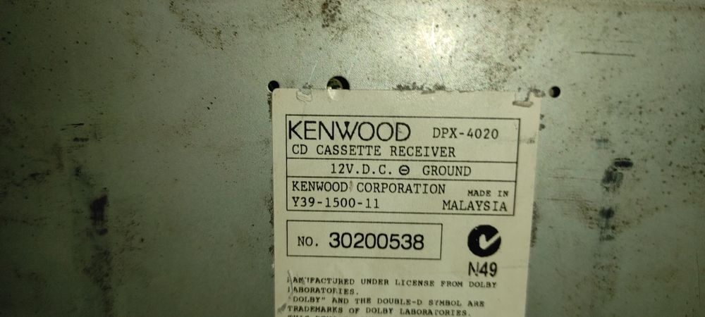 Radio samochodowe Kenwood DPX 4020 , 2 DIN ,