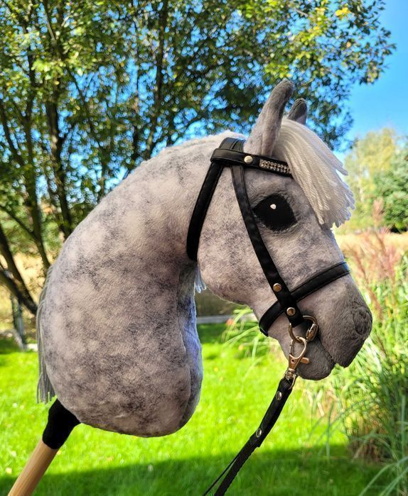 Konik Hobby Horse A4 ręcznie szyty z minky,  jabłkowity #367