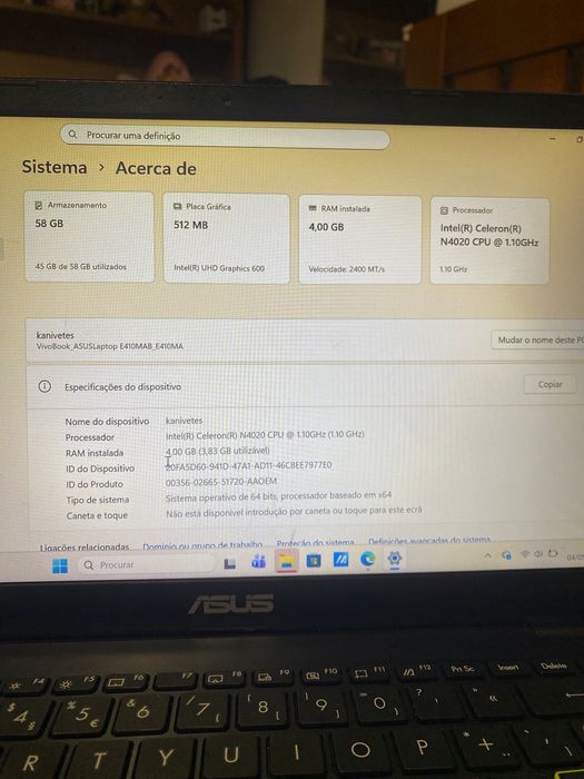 Computador asus
