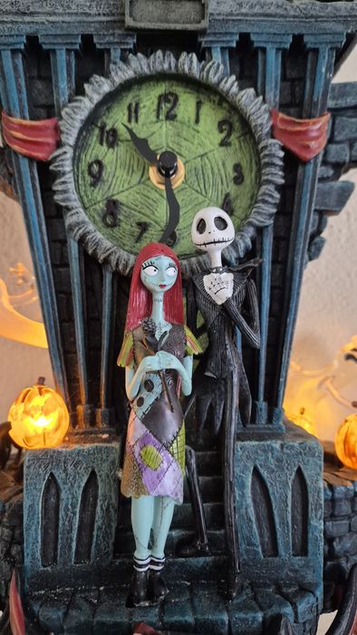 Zegar ścienny Halloween Tim Burton gnijaca panna młoda