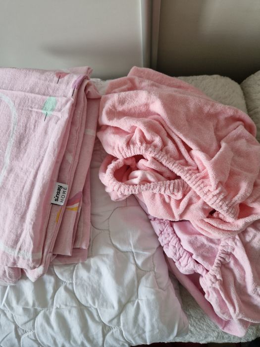 Kołdra 100x135 do łóżeczka pościeli dla dziewczynki prześcieradła