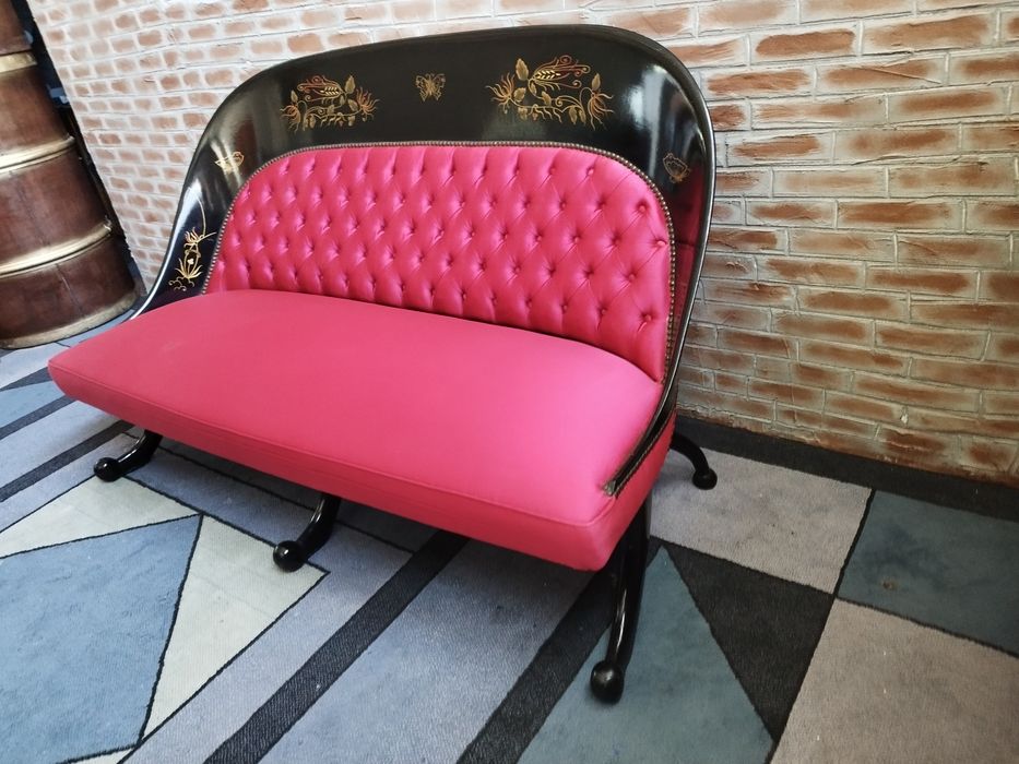 piękna sofa egipska Antyk Vintage 3 osobowa
