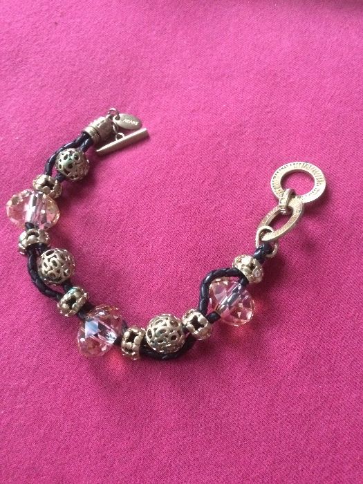 Bransoletka, wisiorek, rzemień Apart