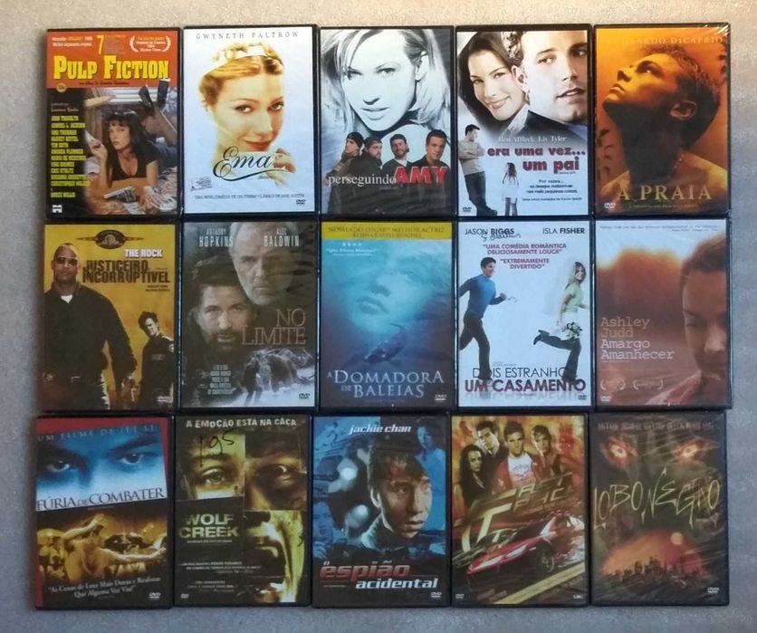 DVD  Vários filmes Selados