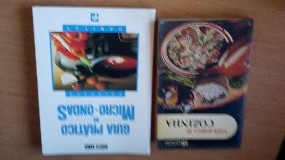 6 Livros de culinária e Guia prático de cozinha e de Microondas