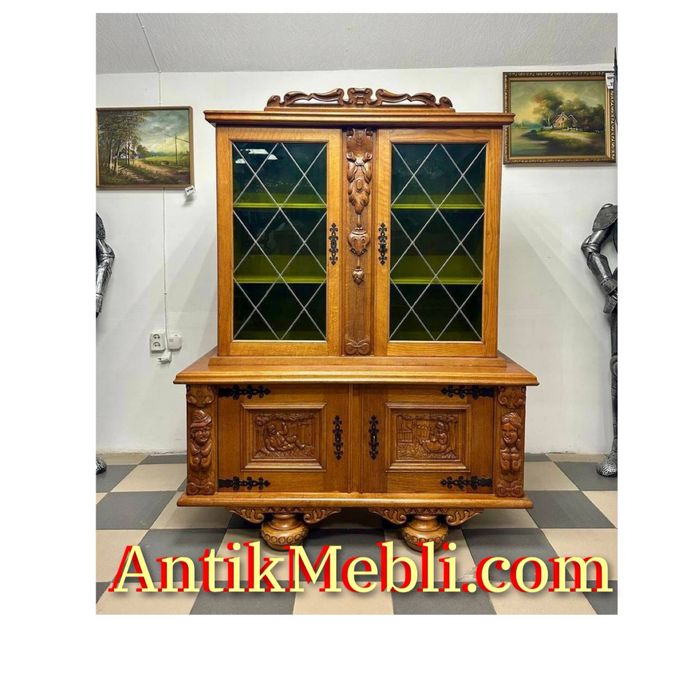 Вітрина сервант дерево витрина 3989