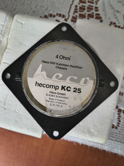 Głośniki wysokotonowe Heco KC25