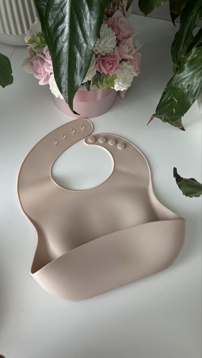 Набор силиконовой посуды детской посуд для малюка слюнявчик+подарки