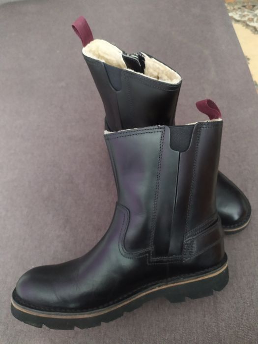 Чоловічі шкіряні чоботи