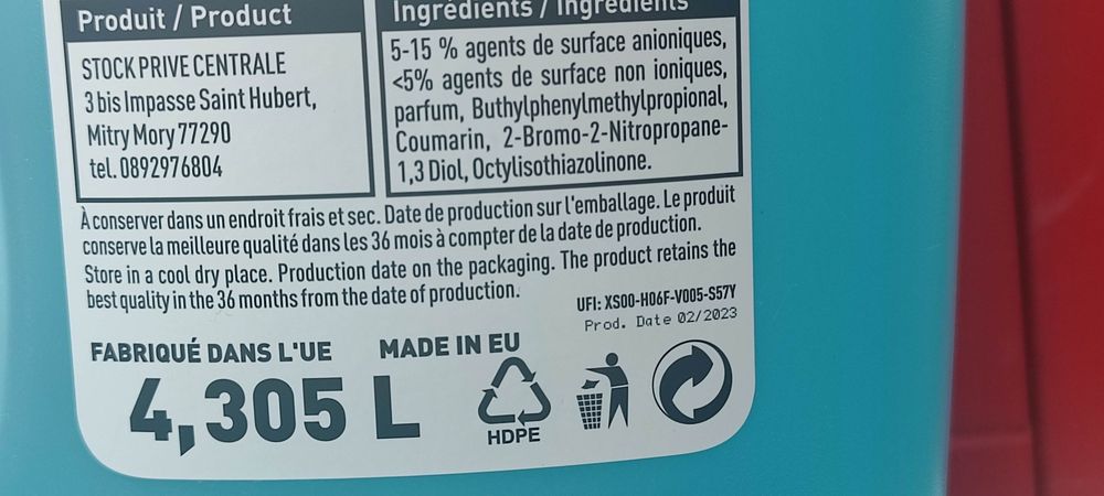 Jasch płyn do prania kolor. 4.3L