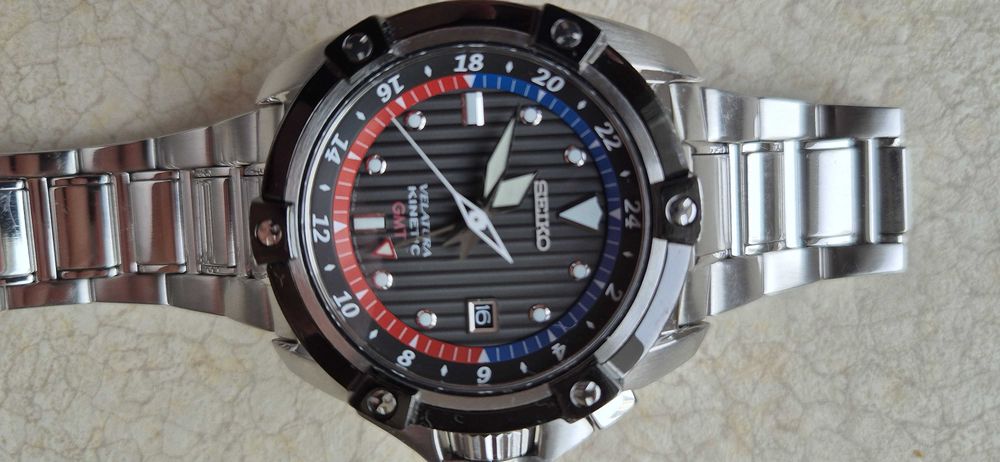 Zegarek Seiko Velatura kinetic GMT