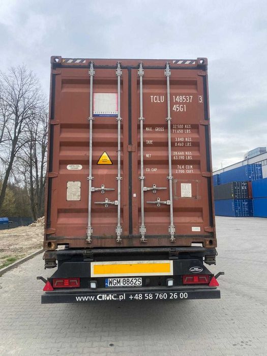 Kontener Morski 40 HC Transport Rozładunek Szcelny