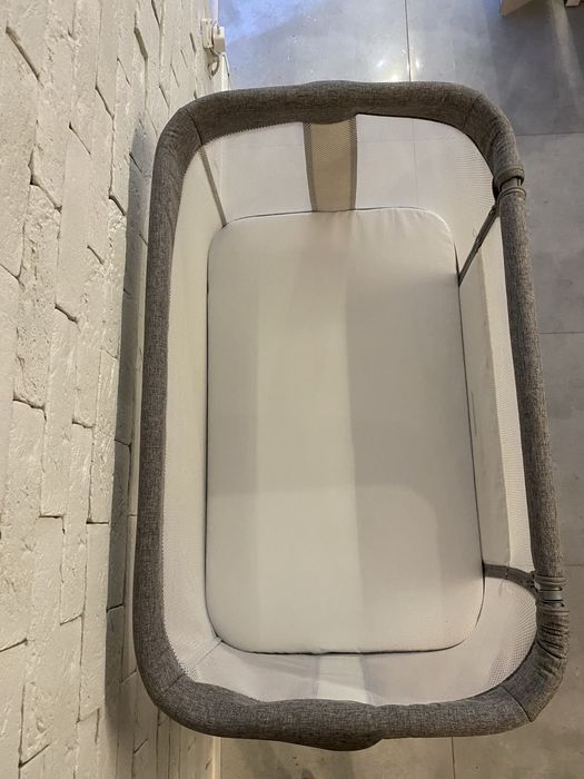 Łóżeczko dostawne Moby-System LUNA 3w1 - szare