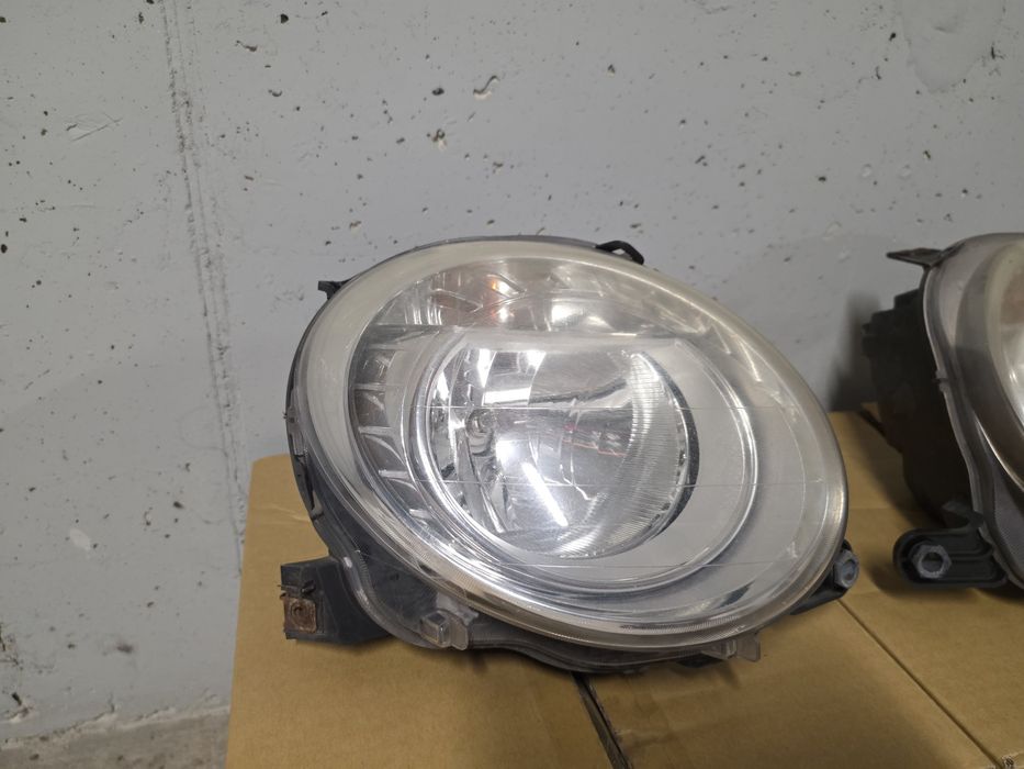 Lampy przednie przód FIAT 500 lewa prawa kpl

Lampy przednie przód FI