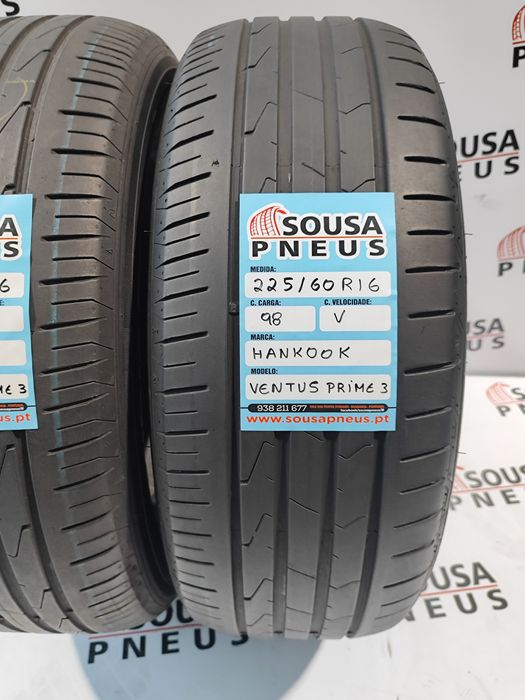 2 pneus semi novos 225-60R16 Hankook - Oferta dos Portes