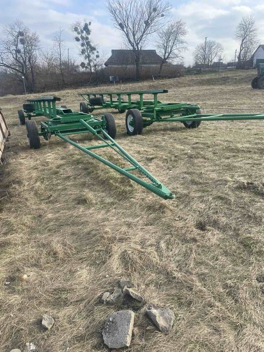 Універсальний Візок Тєлєжка Тележка Для Жатки, На Ресорах, На Кругу.