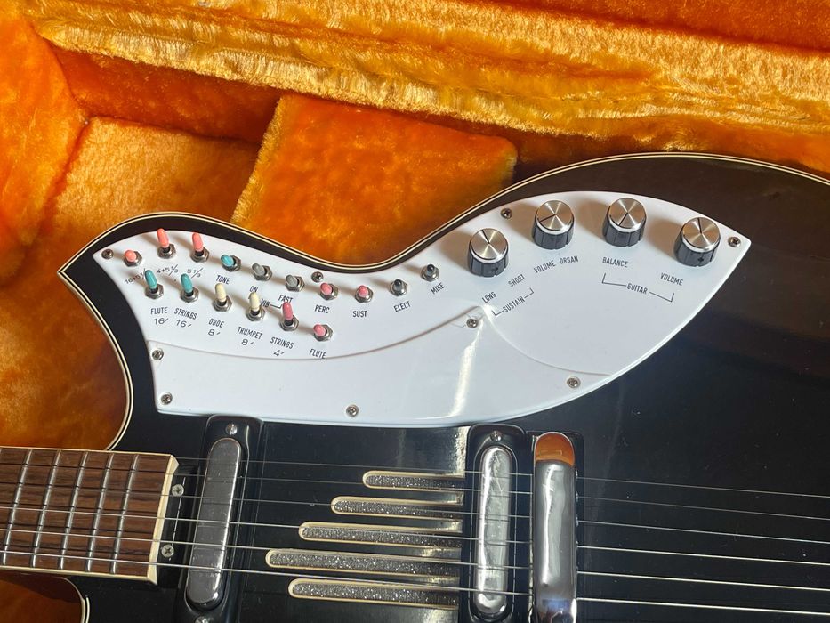 Guitarra eléctrica Godwin Organ década de 70 - impecável