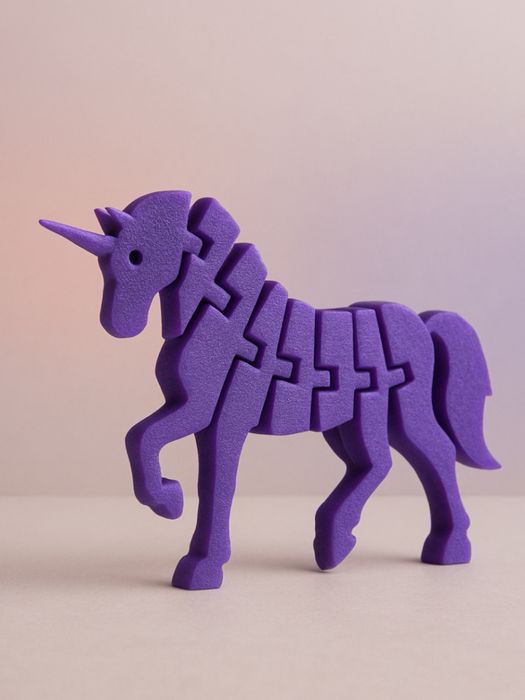 Unicórnio Fléxivel 3D