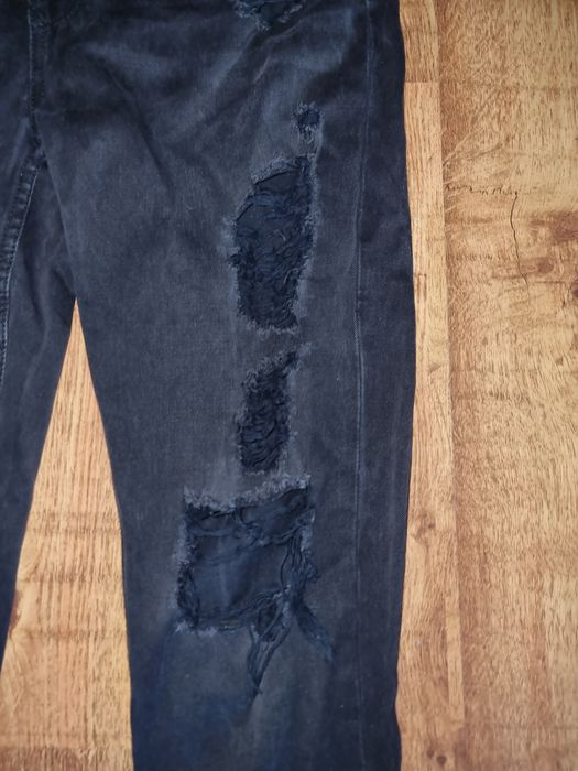 Jeansowe ogrodniczki