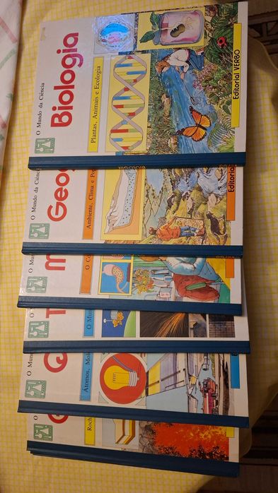Colecção de livros didáticos "O Mundo da Ciência"