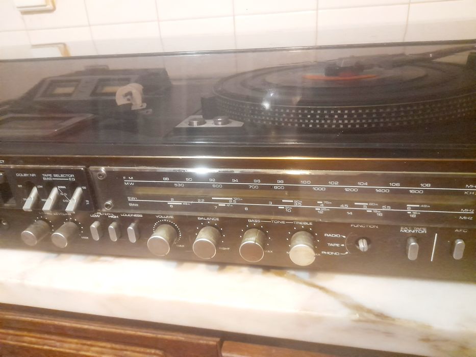 Gira-Discos Vintage Crown SHC-5500