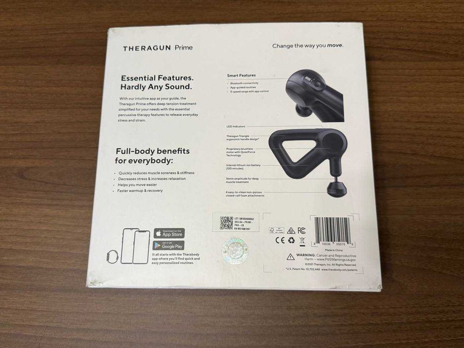 АКЦІЯ Перкусійний масажер Therabody Theragun Prime 4th Новий "OpenBox"