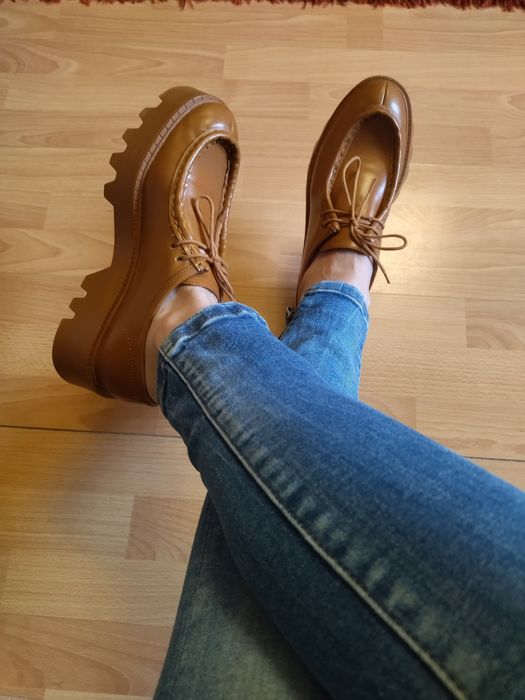 Шкіряні туфлі,лофери,брогі, Zara,38,39р