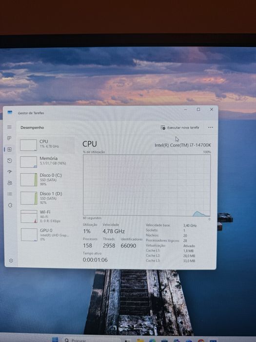 PC Gaming I7-14700K 32GB DDR4