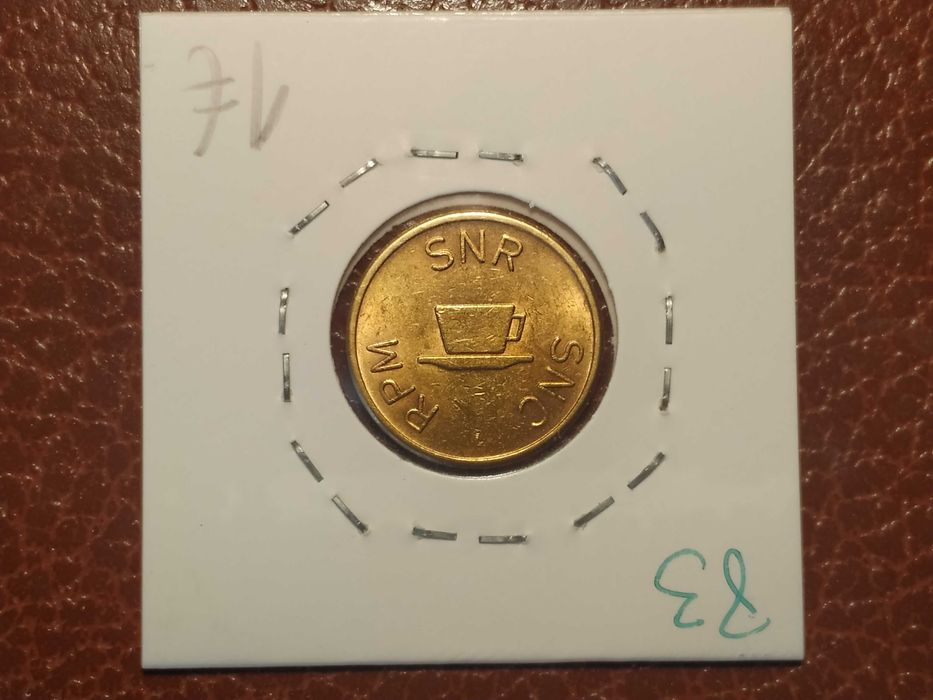 83 ficha/medalha da Shell (token) - café