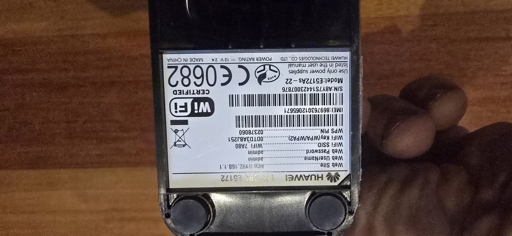 Router Huawei 4g com slot para cartão sim