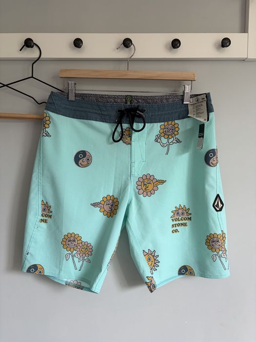 Volcom Stoneys Kooks 32 boardshorty kąpielowe surfing NOWE z metką Hemp 4-Way Stretch