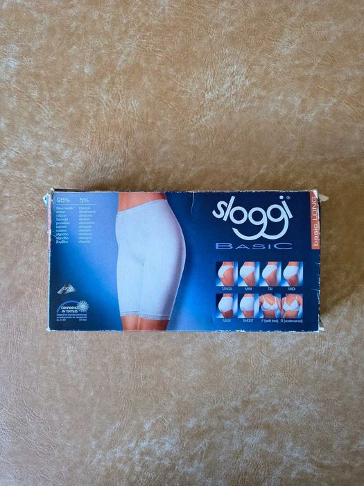 Calções interiores Sloggi Basic Long - Tamanho 44 (Branco) - Novo