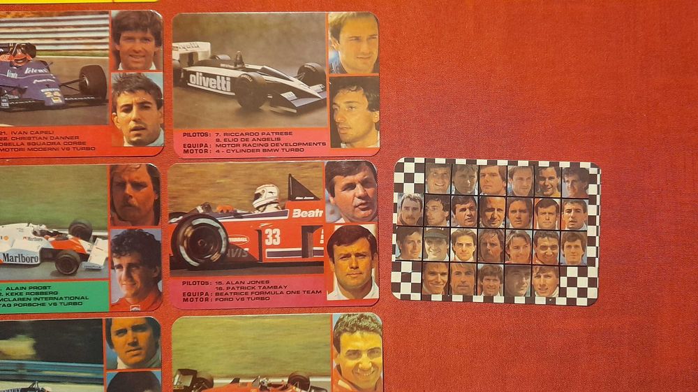 Calendários campeonato mundial F1 1986