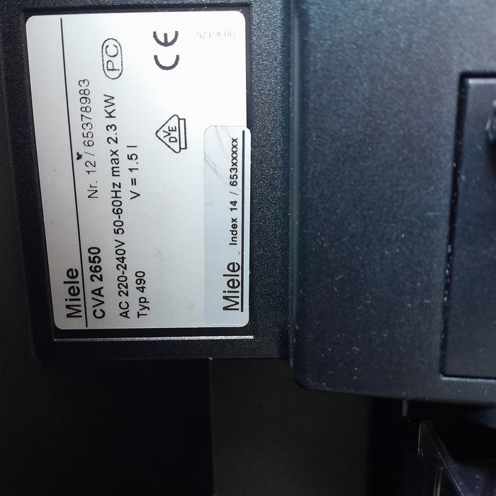кавоварка Miele CVA 2650