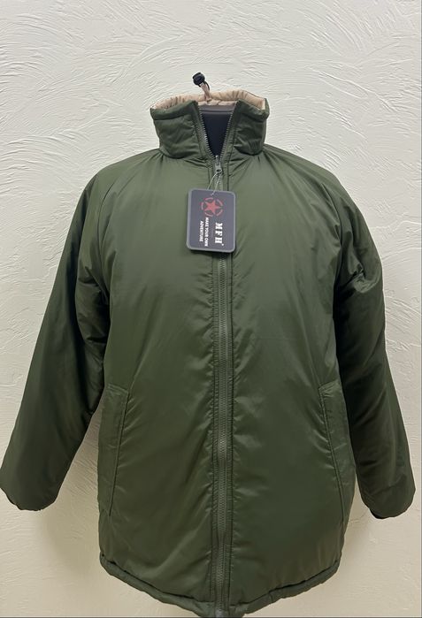 Куртка двухсторонняя MFH REVERSIBLE THERMAL JACKET олива/хакі, размер XXXL
