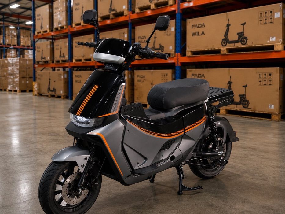 Хіт Продажів FADA WILA Сірий 1200W 72V 25Ah |Електровелосипед До 70 км
