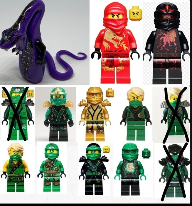 О/П/И/С, мініфігурки лего ніндзяго