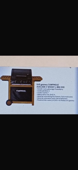 Grill gazowy Adelaide 3 Woody L BBQ 300 Campingaz