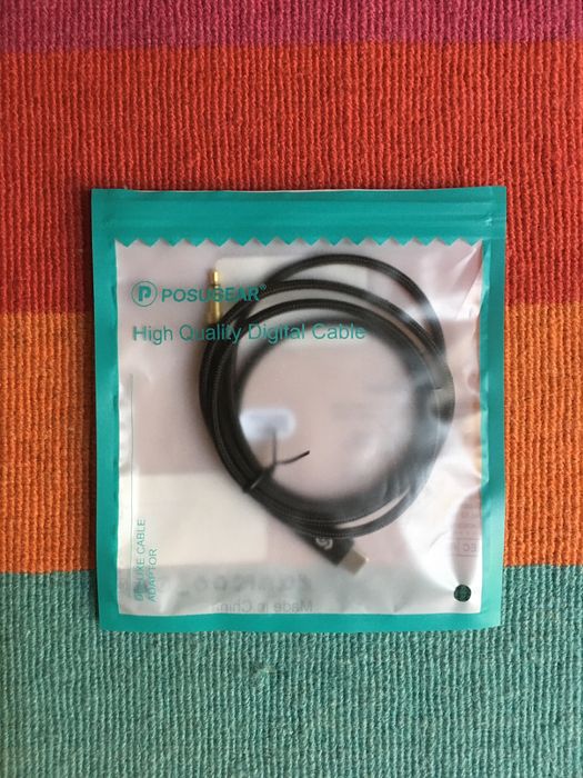 Cabo Syncwire USB-C audio 3,5, folheado a ouro