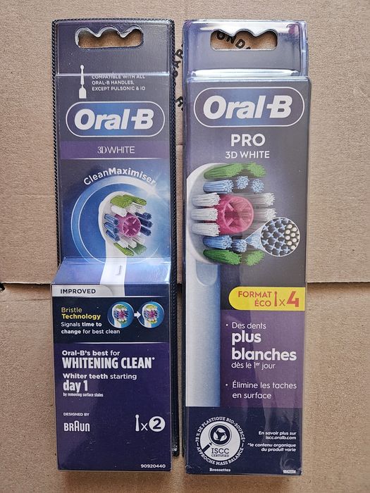 Продам оригінальні насадки OralB ціна за 1 насадку. Опт.Франція.