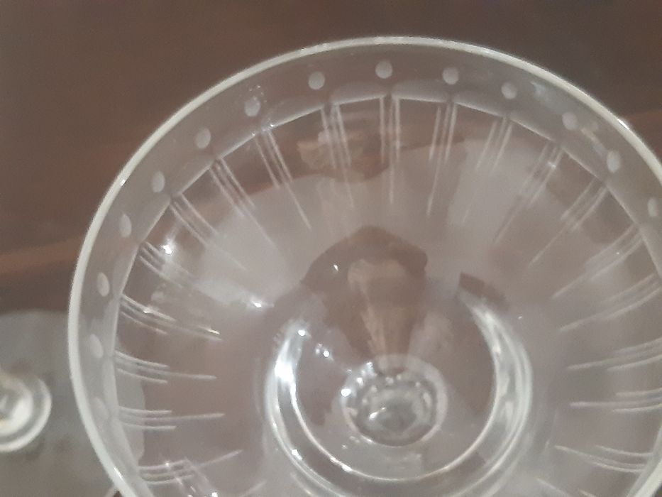 Serviço copos e garrafas