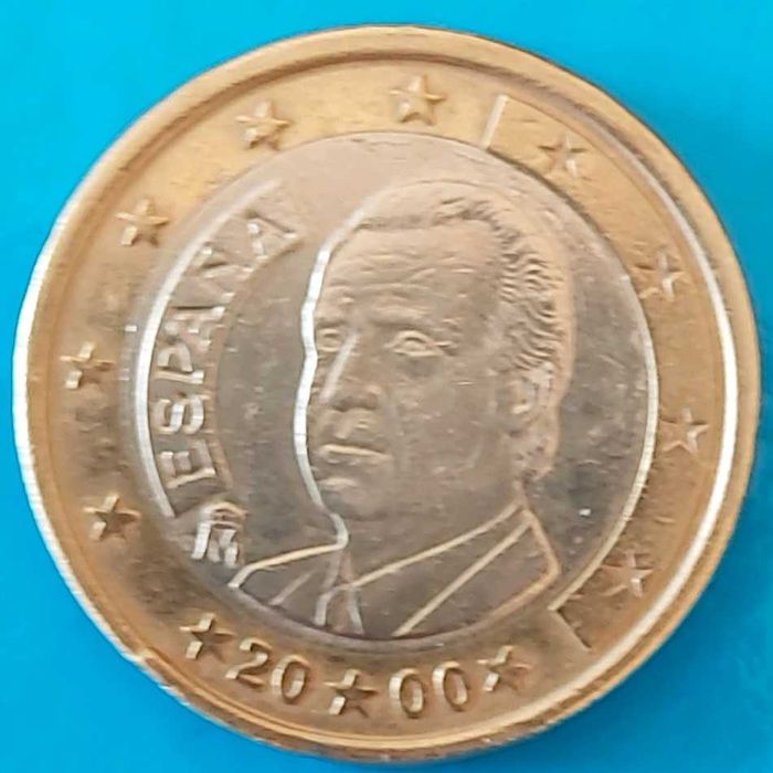 1 Euro de 2000 de Espanha, Juan Carlos