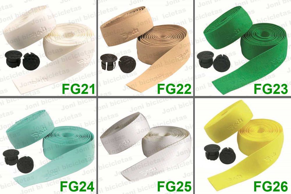 Fitas de guiador de bicicleta, tampas de punho e mangas