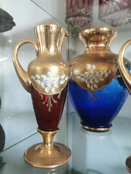 Jarras  vidro murano ouro436285724867307521