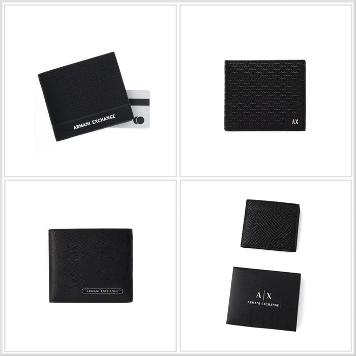 Чоловічий шкіряний гаманець портмоне Armani Exchange кошелек