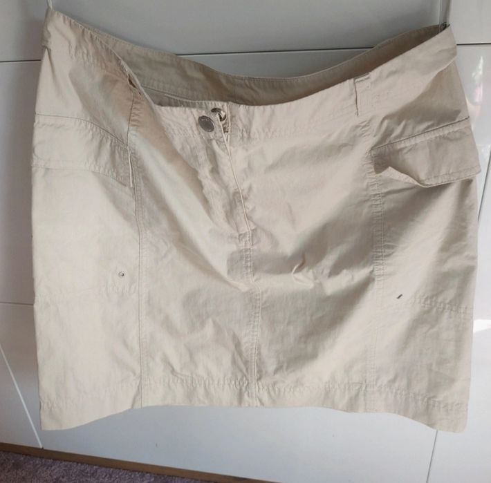 Spódnica letnia z kieszeniami, beż, Next,  L/ XL