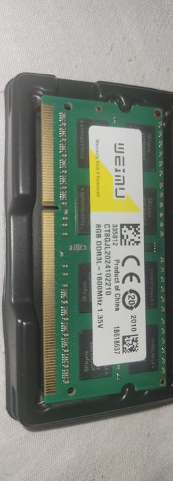 16GB  SODIMM 4Gb DDR3 1600 PC-3 1.5v для Intel i AMD різні виробники  для ноутбуків.